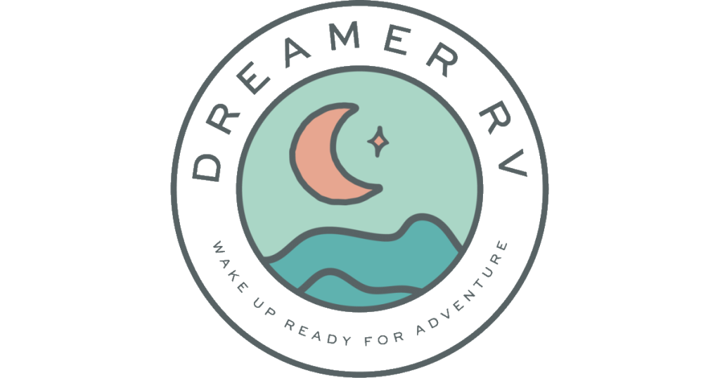 logo for dreamer rv caravan mattress toppers