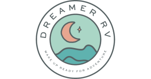 logo for dreamer rv caravan mattress toppers