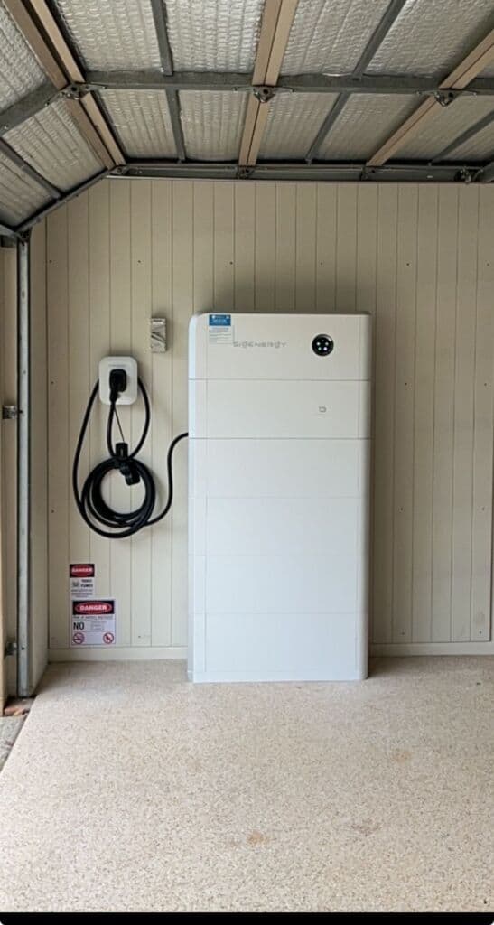 Wix Energy installed this solar battery