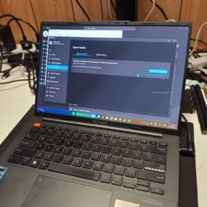 An Asus Vivobook Wally repaired with a new screen