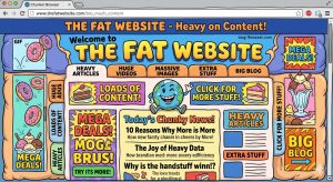 bloated website